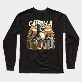 Catzilla - King of Monsters Long Sleeve T-Shirt